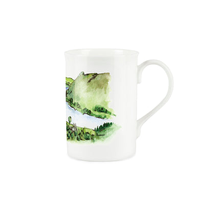 Lake Windermere / Lake District Mug & Coaster Gift Set by Rhiannon Chauncey