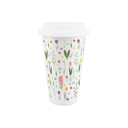 Spring Flowers Travel Mug
