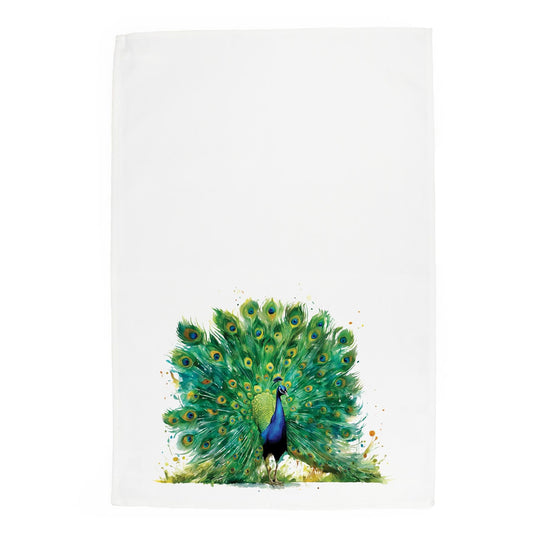 Peacock Tea Towel