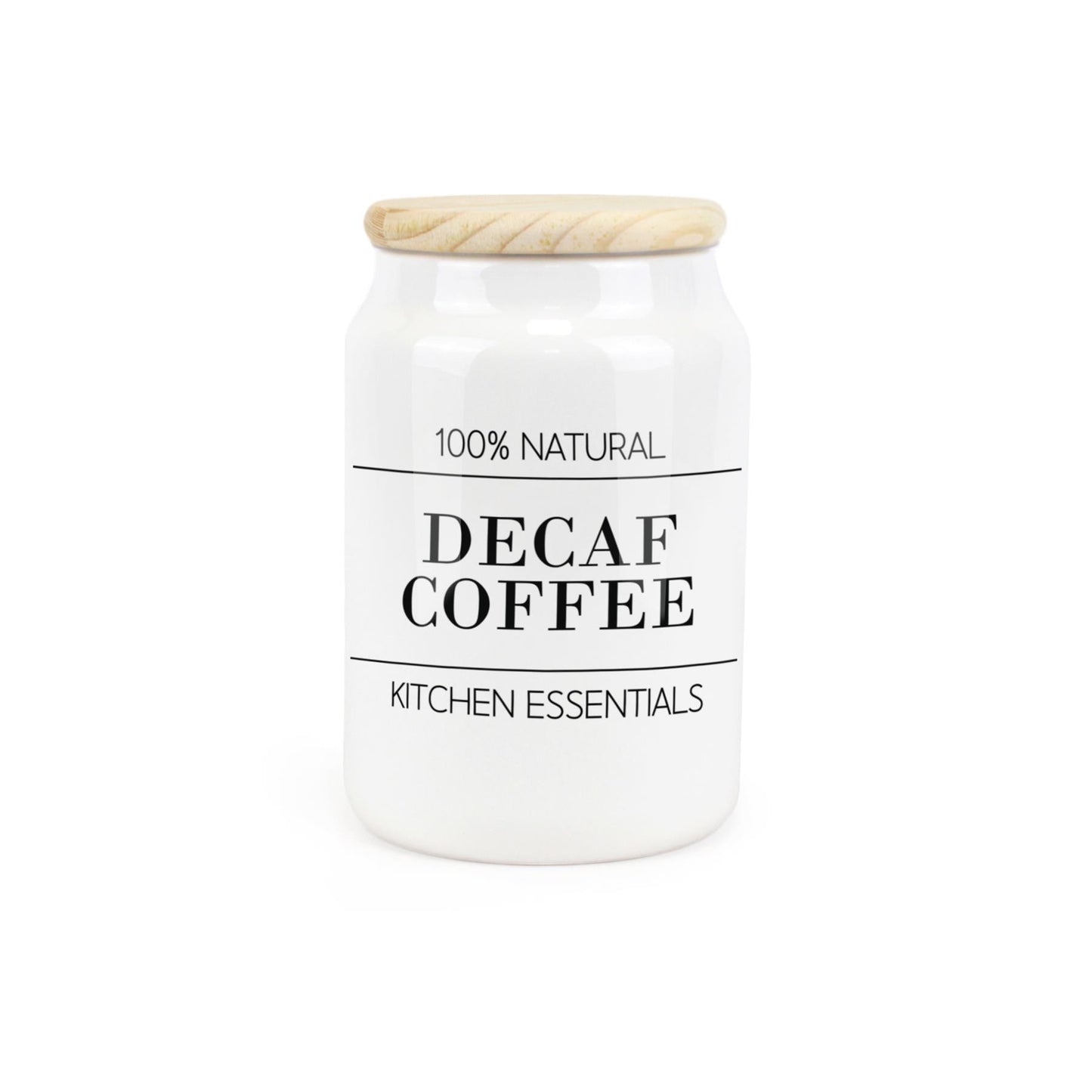Minimalist Essentials Ceramic Canister