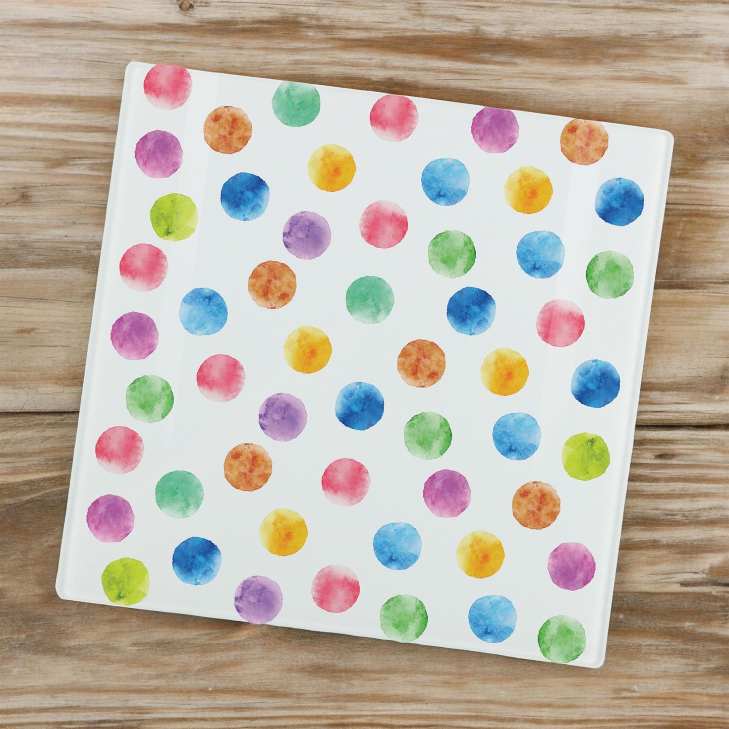 Polka Dots Large Square Smooth Worktop Protector