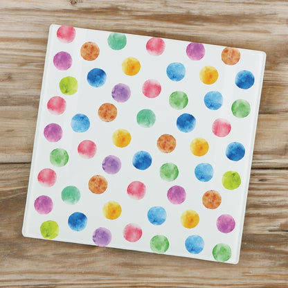 Polka Dots Large Square Smooth Worktop Protector