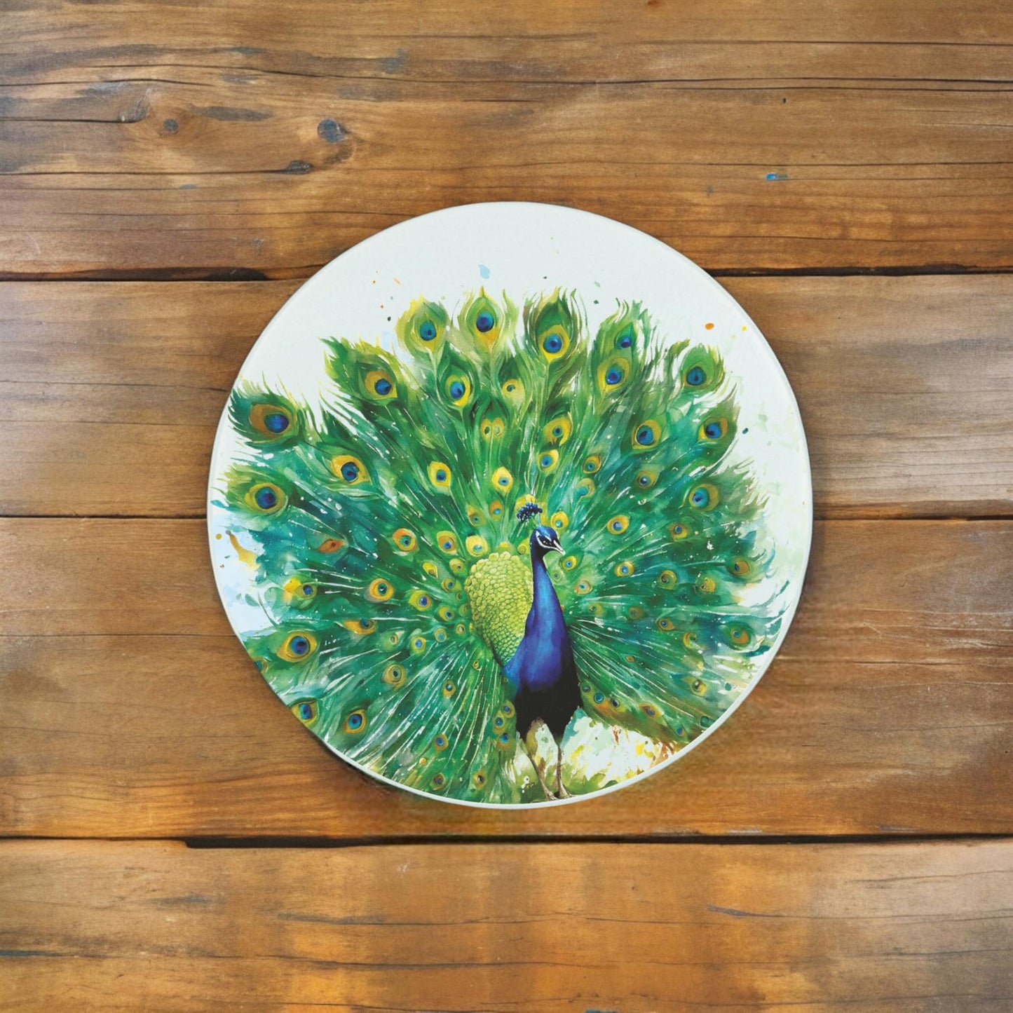 Peacock Small Round Hot Pot Stand