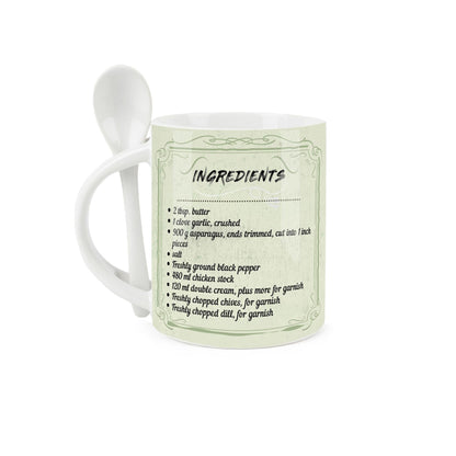 Asparagus Soup Mug & Spoon Set