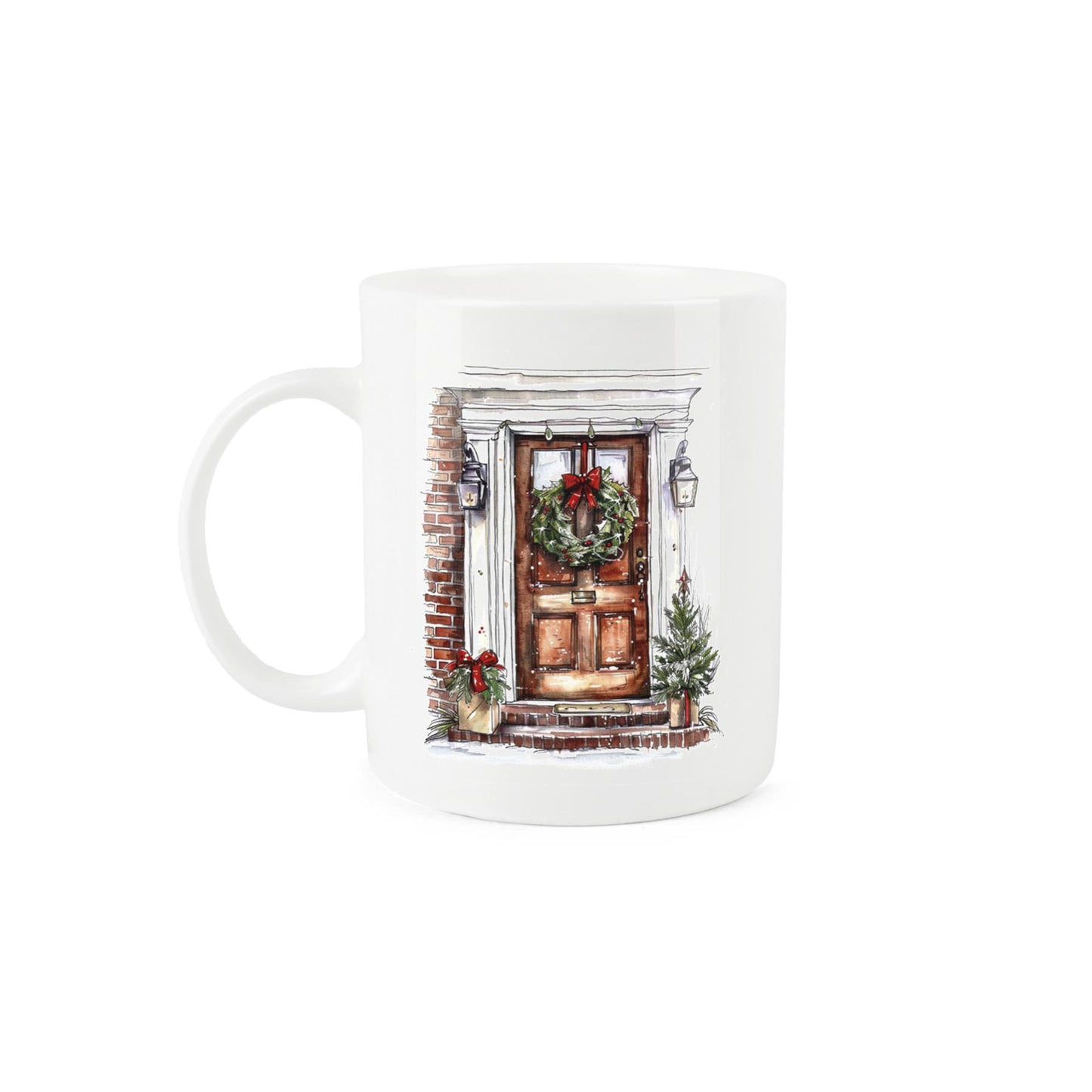 Christmas Doorway Mug