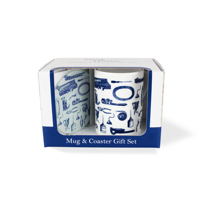 Vintage Hobbies Mug & Coaster Gift Set