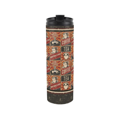 Retro Drinks Stainless Steel Flask