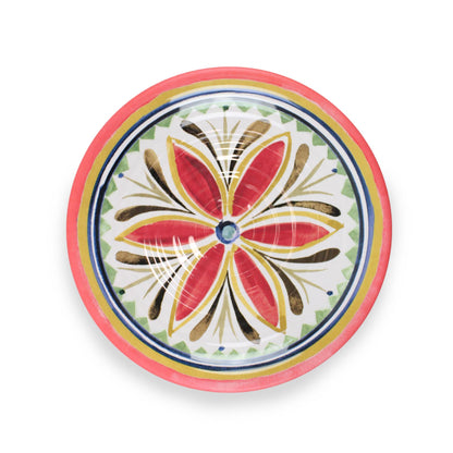 Rustic melamine side plates with nostalgic patterns. Durable, break-resistant, dishwasher-safe. Versatile for any occasion.