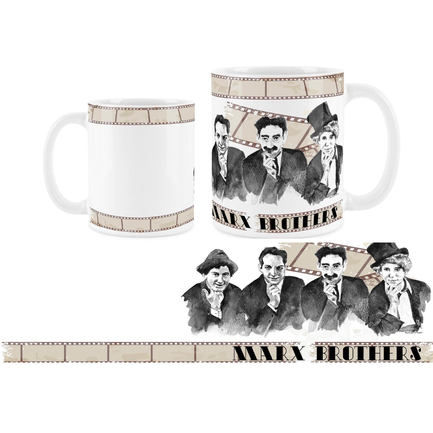 Marx Brothers Film Reel Mug