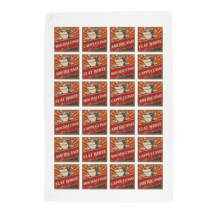 Retro Drinks Tea Towel