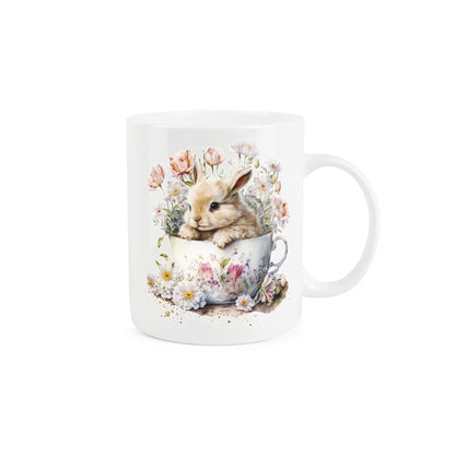 Teacup Bunny Mug & Coaster Gift Set